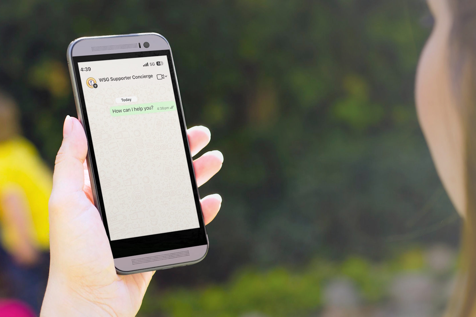 WhatsApp concierge expert support